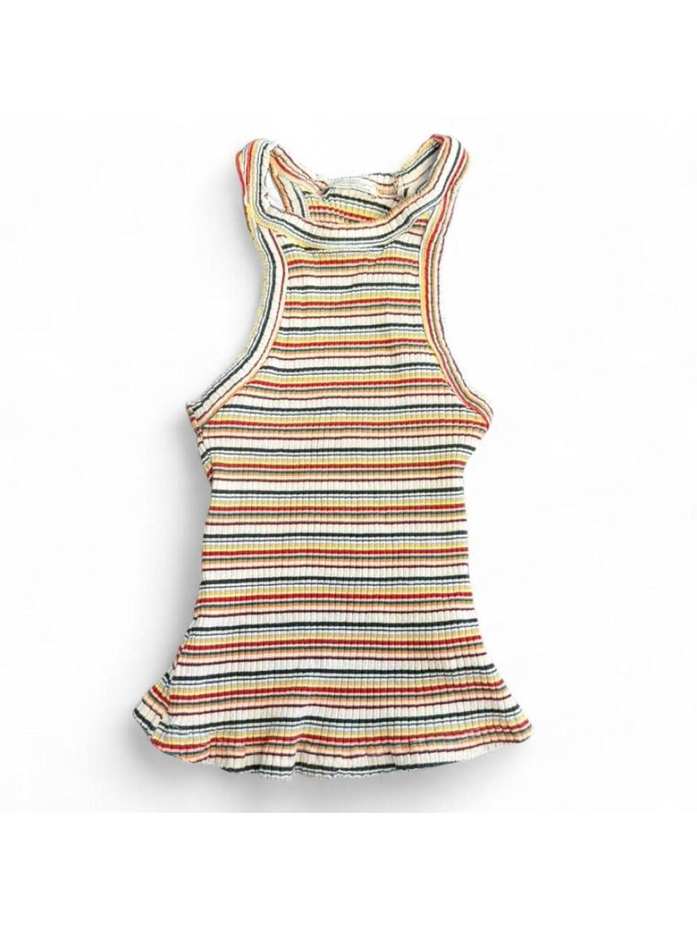 Zara Women's Multi and White Vests-tanks-cami